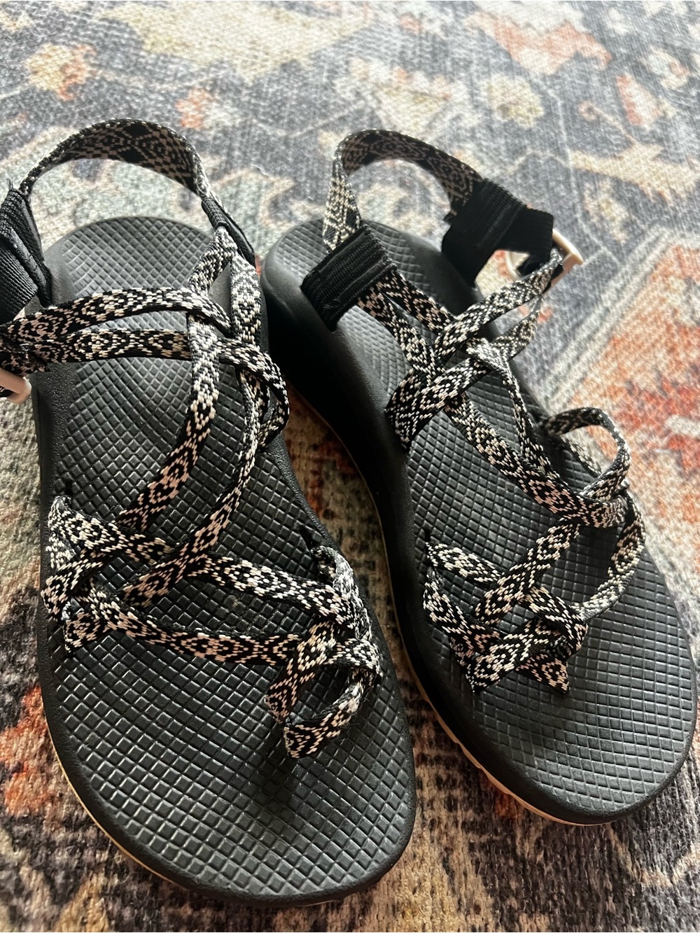 Chaco Black Strappy Outdoor Sandals